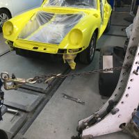 ミニ、クロスオーバー、クォーターパネル、リアバンパー、キズ、凹み、修理、塗装、