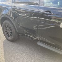 ランドローバー、ディスカバリー、リアドア、クォーターパネル、キズ、凹み、修理、交換、塗装、