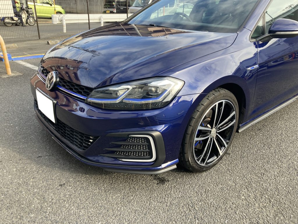 フォルクスワーゲン、ゴルフ、フロントバンパー、クォーターパネル、リアバンパー、アルミホイール、キズ、凹み、修理、交換、塗装、