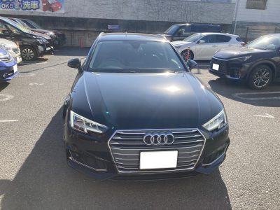 アウディ、A4、リアドア、クォーターパネル、キズ、凹み、修理、交換、塗装、