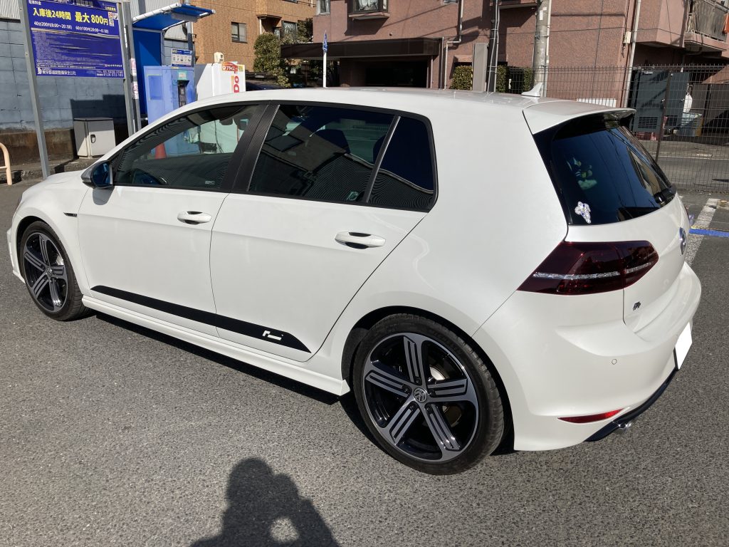 フォルクスワーゲン、ゴルフ、フロントドア、リアドア、凹み、修理、デカール、交換、