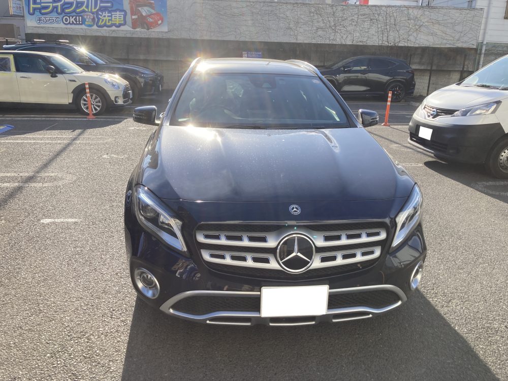 メルセデスベンツ、W156、GLA、リアドア、凹み、修理、塗装、