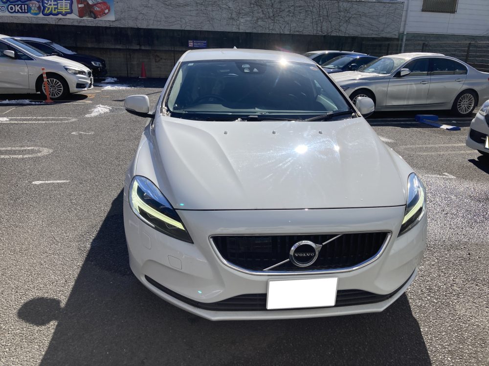 ボルボ、V40、クォーターパネル、リアバンパー、キズ、修理、塗装、