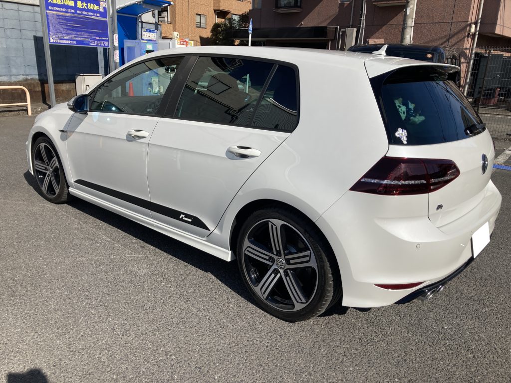 フォルクスワーゲン、ゴルフ、フロントドア、リアドア、凹み、修理、デカール、交換、