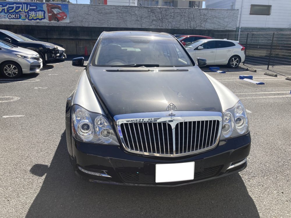 メルセデスベンツ、マイバッハ、Sクラス、リアドア、クォーターパネル、キズ、凹み、修理、塗装、